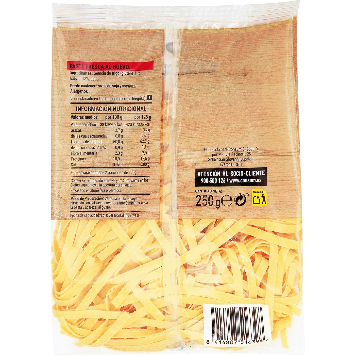 Tagliatelles al Huevo