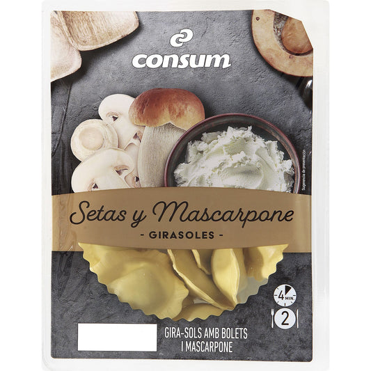 Girasoles Setas & Mascarpone