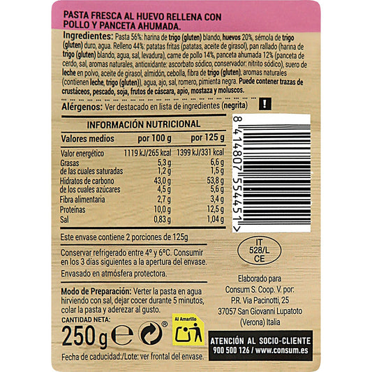 Tortellini Pollo Bacon