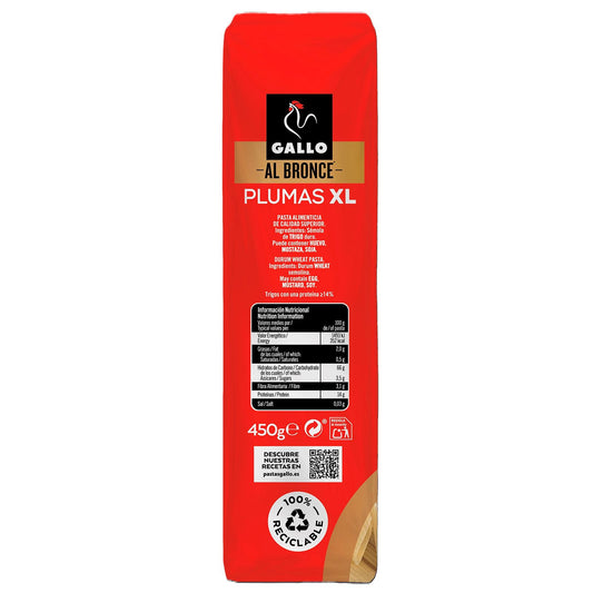 Plumas XL Al Bronce