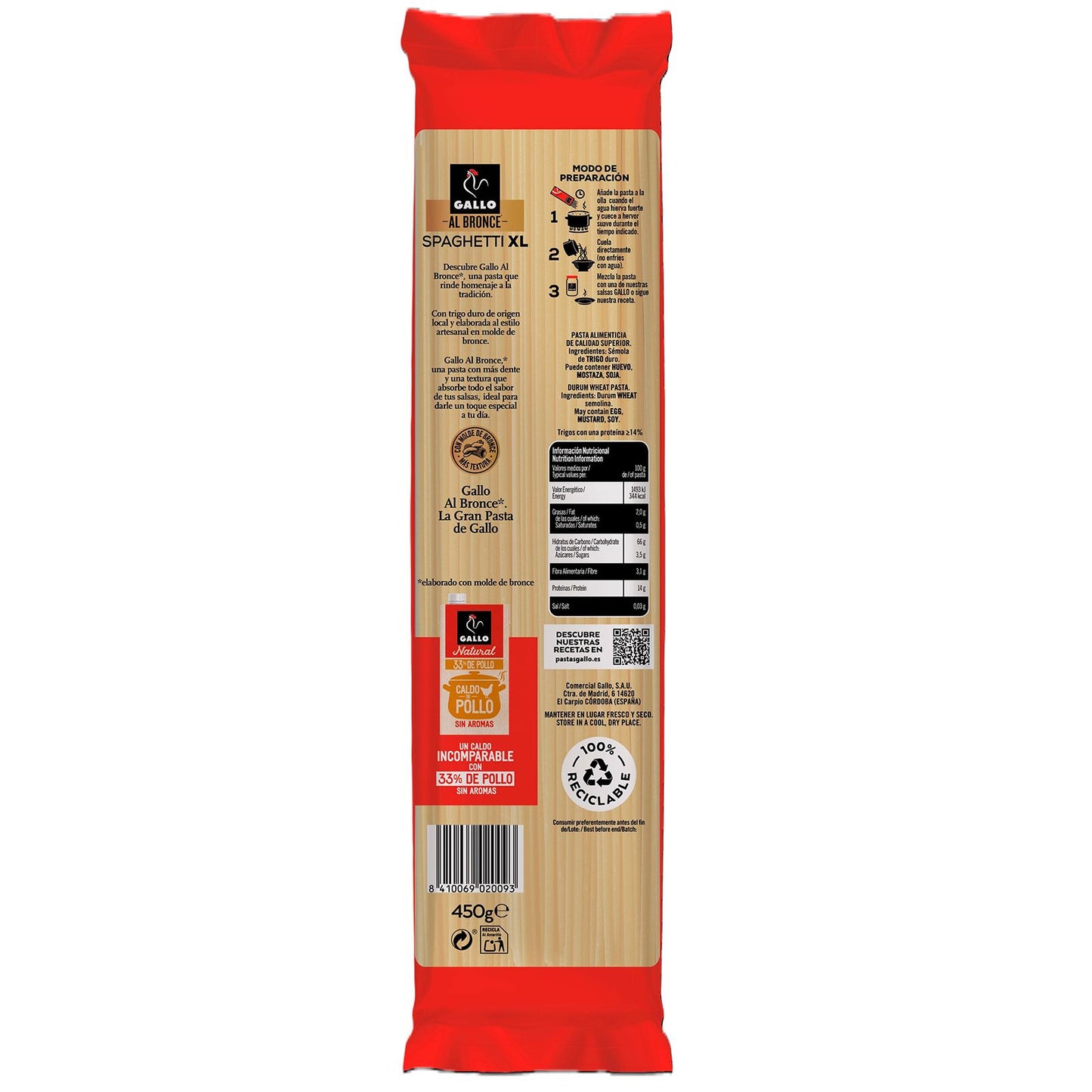 Spaguetti XL Al Bronce